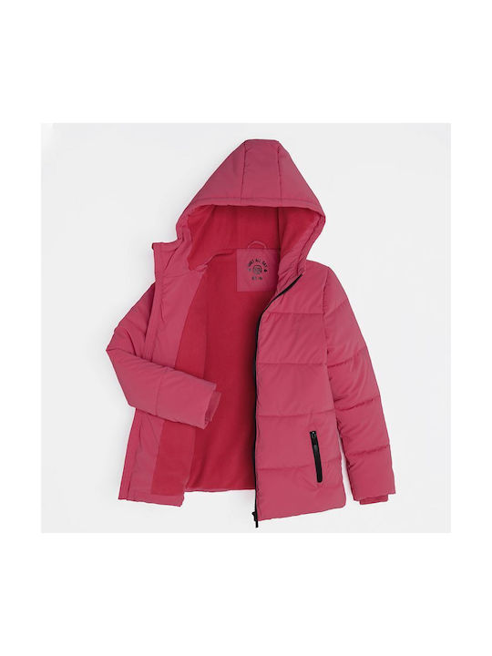 Cool Club Kids Quilted Jacket with Lining & Hood Pink