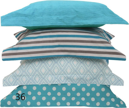 Anna Riska Baby Bettbezug Mix & Match 36 Turquoise 120x165cm.