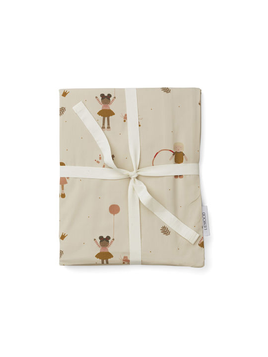 Liewood Set Baby Duvet Cover with Pillowcase Doll Beige 100x140cm