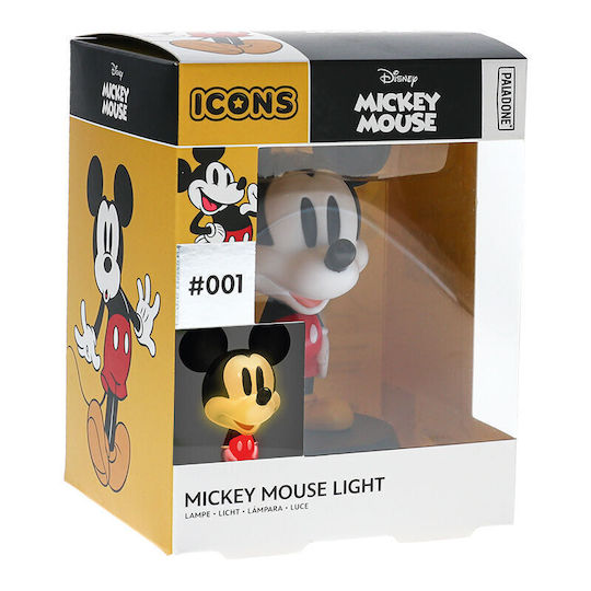 Paladone Kinder Dekorative Lampe Mickey Mouse Schwarz 11x10x8εκ.