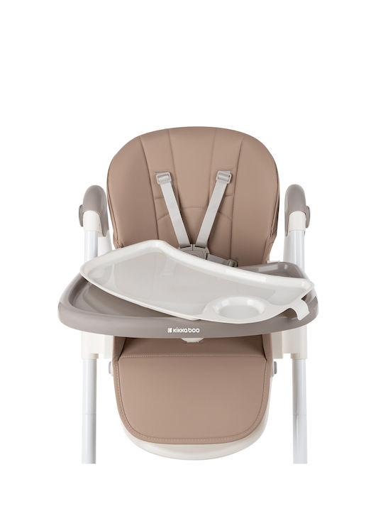 Kikka Boo Spicy Foldable Baby Highchair With Adjustable Height Beige