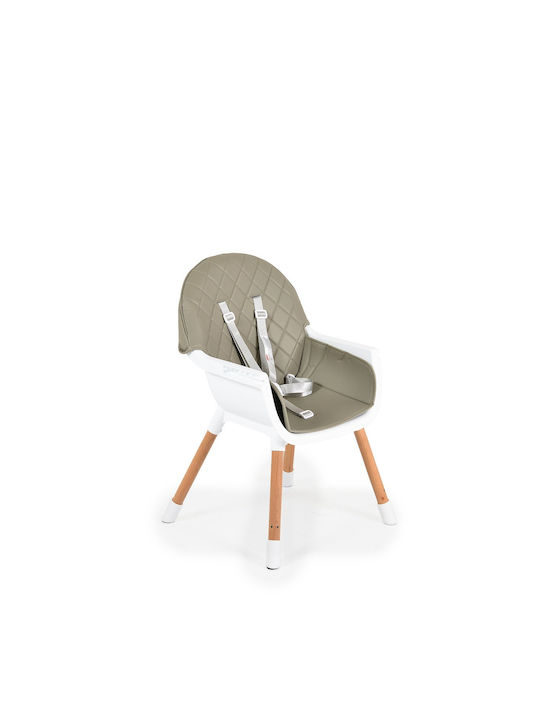 Cangaroo Gelato Highchair 2 in 1 with Adjustable Height Gray