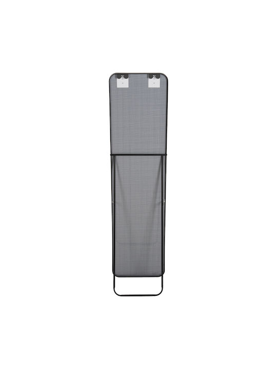 HomeMarkt Boely Boden- oder Standspiegel mit Schwarzem Aluminiumrahmen 160x39cm