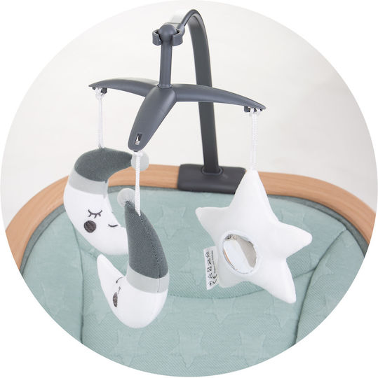 Chipolino Manual Relax pentru Bebeluși Velvet Verde pentru Copil până la 9kg
