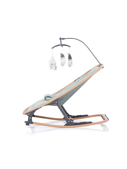 Chipolino Χειροκίνητο Relax Μωρού Velvet Πράσινο για Παιδί έως 9kg