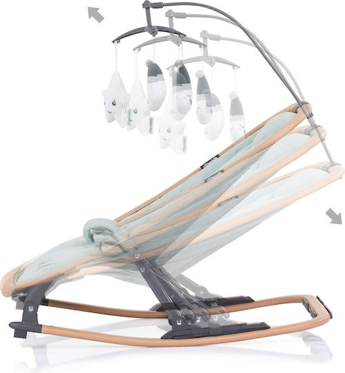 Chipolino Manual Relax pentru Bebeluși Velvet Verde pentru Copil până la 9kg