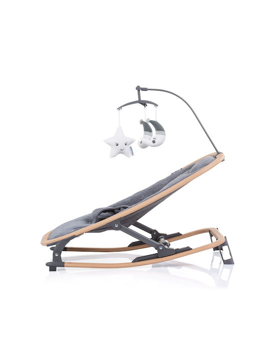 Chipolino Χειροκίνητο Relax Μωρού Velvet Γκρι για Παιδί έως 9kg