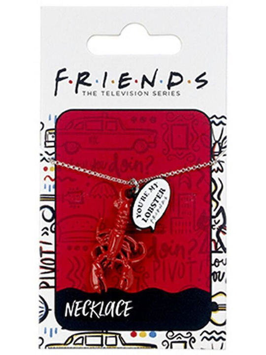 The Carat Shop Friends ‘you ’re My Lobster’ Κολιέ Κόκκινο