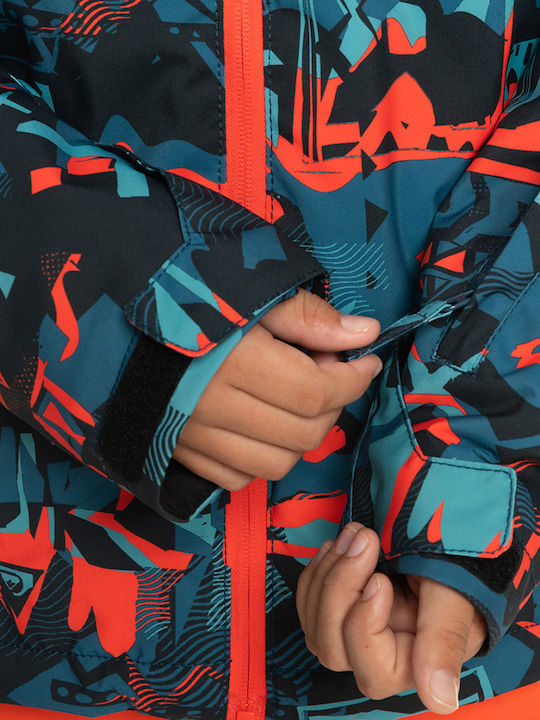 Mission Kids Casual Short Hooded Multicolour Jacket