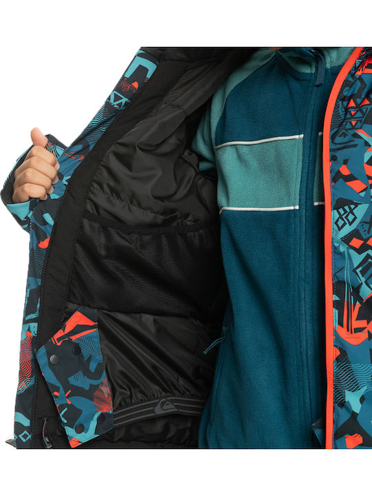 Mission Kids Casual Short Hooded Multicolour Jacket