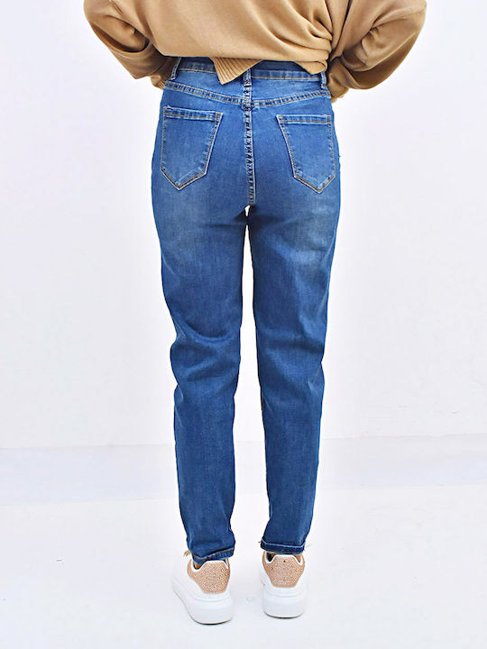 Women's Jeans Pants with Rips G-Pantelia-117-E11(5117)-17