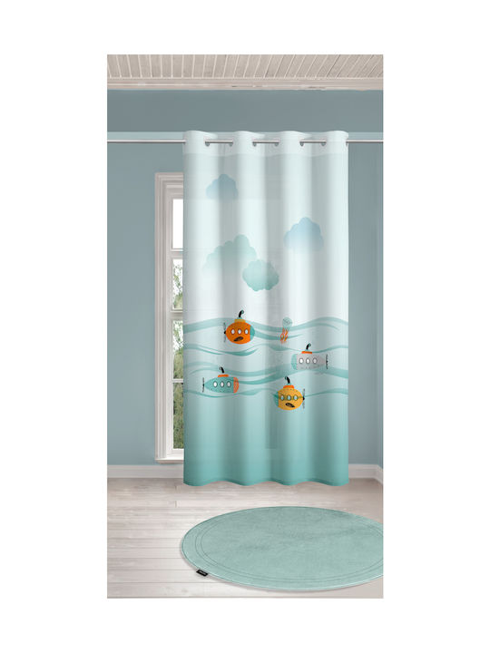 Saint Clair Kids Grommet Top Curtain Sub Green 1752030121005 160x240cm