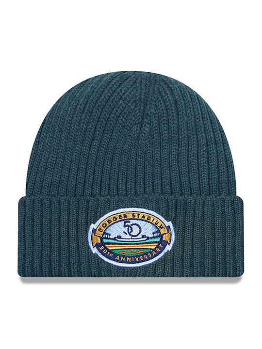La Dodgers Beanie Unisex Σκούφος με Rib Πλέξη σε Πράσινο χρώμα