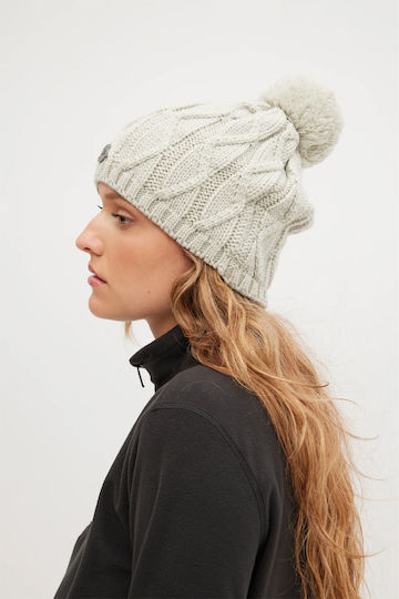 Nora Knitted Beanie Cap Green