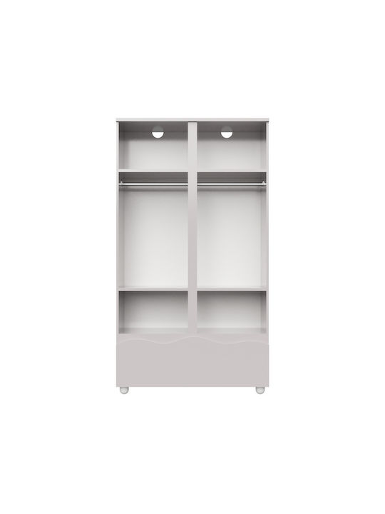 Two Door Wardrobe White 101x54x180cm