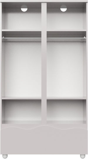 Two Door Wardrobe White 101x54x180cm