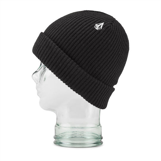 Sweep Beanie Unisex Σκούφος Πλεκτός σε Μαύρο χρώμα