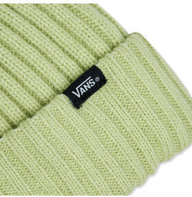 Shallow Cuff Knitted Beanie Cap Green