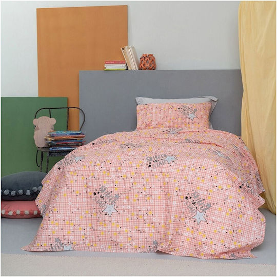 Palamaiki Детска завеса Фосфоресциращи Luminous Cluster с пампуси Розов 170x260cm
