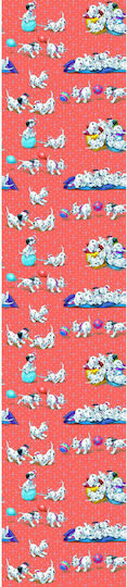 Disney Детска завеса Puppie 25 с презрамки Оранжев 140x290cm