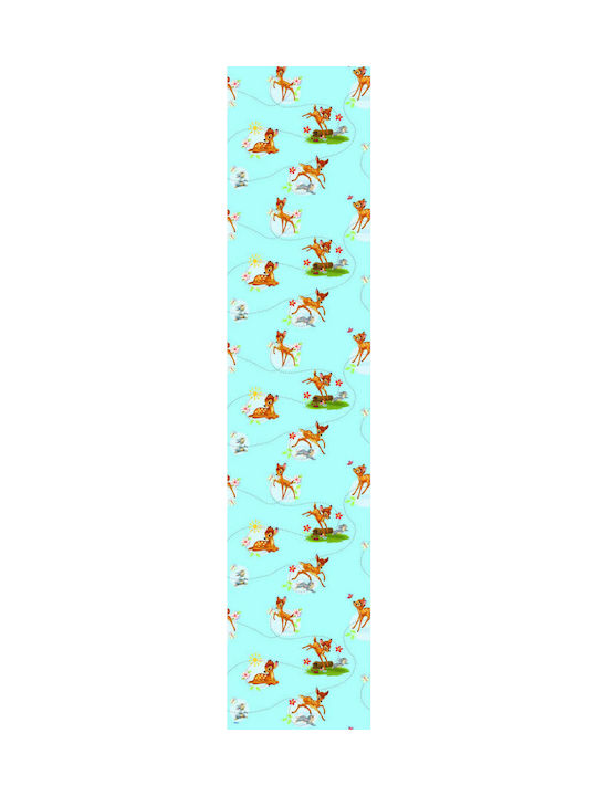 Disney Παιδική Κουρτίνα Bambi με Τιράντες Μπλε 140x290εκ.