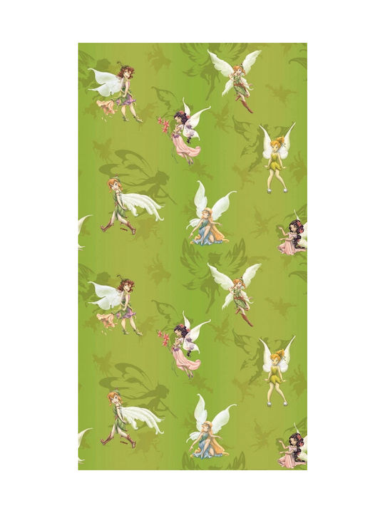 Disney Kids Tab Top Curtain Charming 45 Green 140x290cm