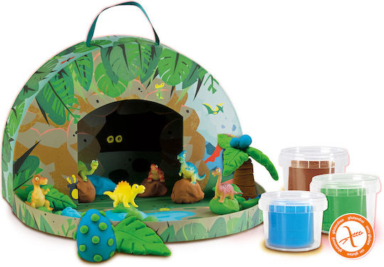 Ses Creative Knete Spiel-Set Jurassic Dino World Für 3+ Alter 3 Stück