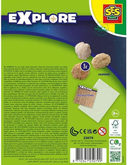 Ses Creative Break Open - Geodes STEM Joc Educațional Cristale pentru 8+ ani Ani