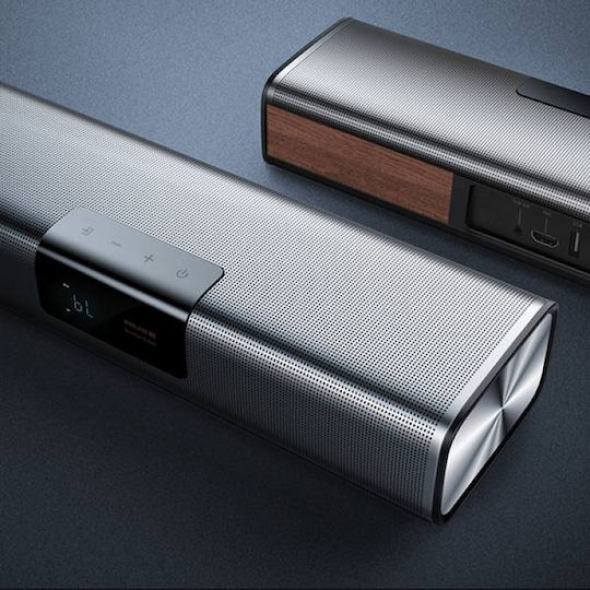 Metz Live 1 Soundbar Bluetooth και HDMI 40W με Τηλεχειριστήριο Ασημί