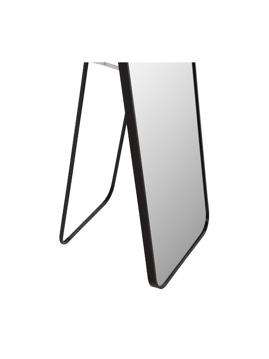 Freebox Floor Mirror with Aluminum Frame Μαύρο 39x35x160cm