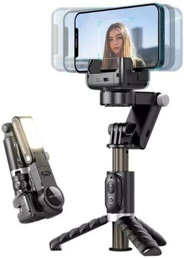 Devia Life Creation Q18 Selfie-Stick Τρίpod Κινητού Bluetooth Schwarz