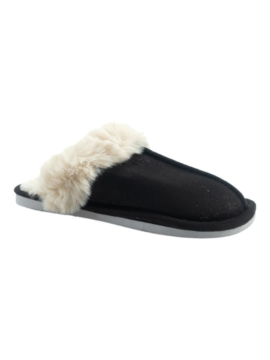 Jomix Winter Women's Slippers in Black color