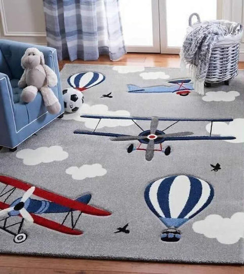 Koulis Carpets Παιδικό Χαλί Γκρι 165x230cm