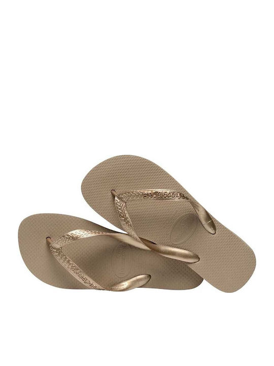 Top Tiras Flip Flops Rose Gold