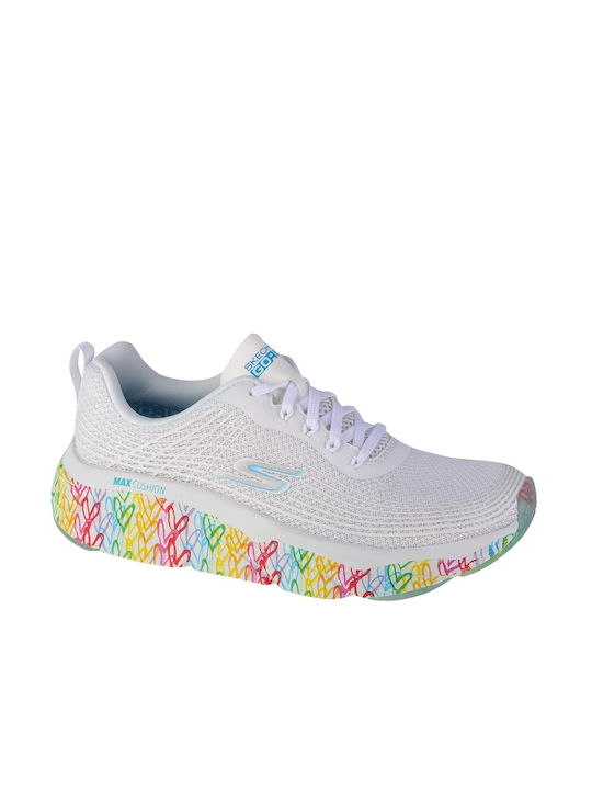 Skechers Max Cushioning Femei Sneakers Albe