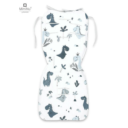 MimiNu Kinderwagenabdeckung 34x78cm Grau