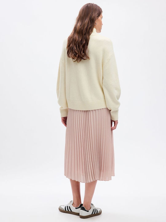 GAP Pleated Midi Skirt in Pink color