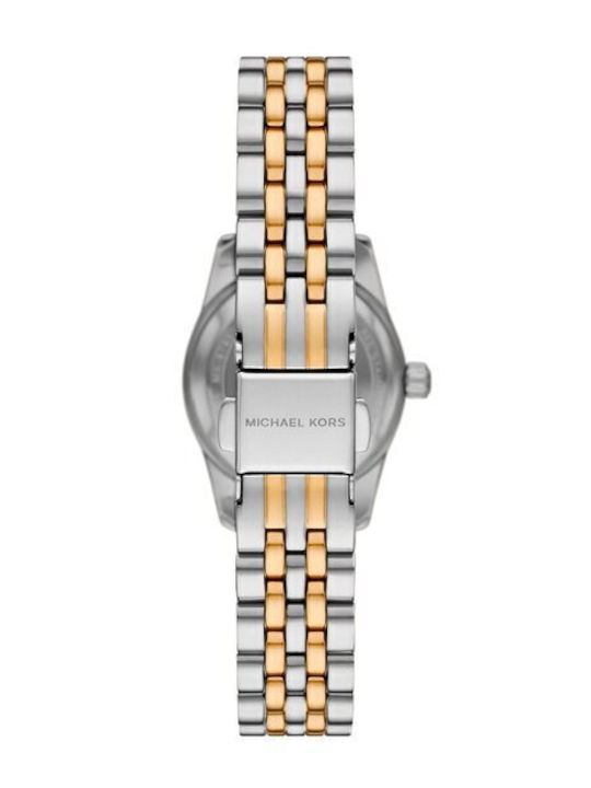 Michael Kors Lexington Women's Watch Chronograph with Silver Metal Bracelet