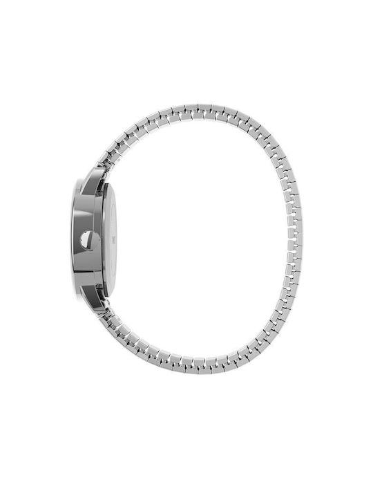 Timex Easy Reader Ρολόι Μπαταρίας με Μεταλλικό Μπρασελέ