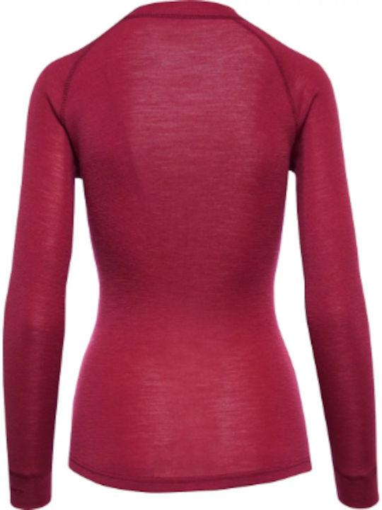 Thermowave Merino Warm Ισοθερμική Μπλούζα Κόκκινη