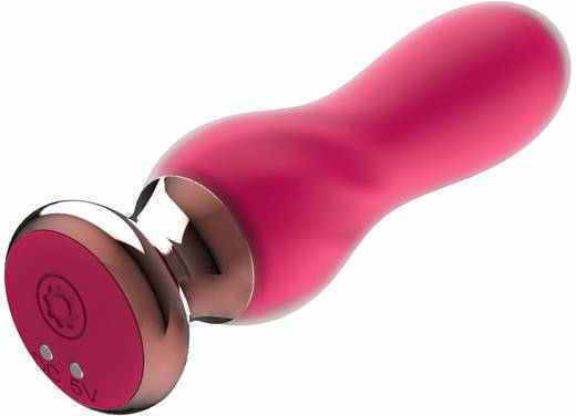 ToyJoy Πρωκτική Σφήνα με Δόνηση Ροζ