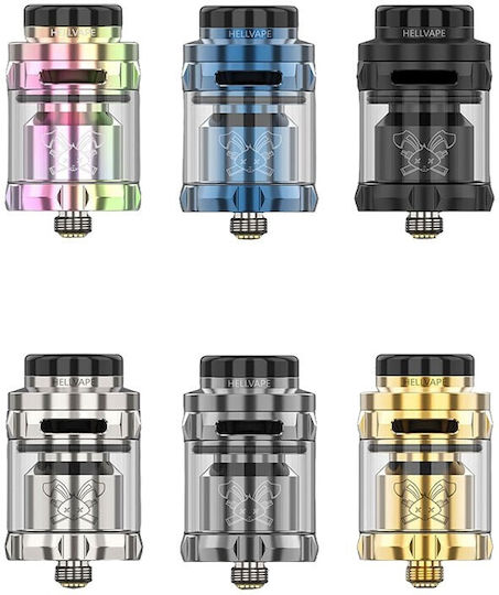 Hellvape Dead Rabbit Solo Ατμοποιητής Ηλεκτρονικού Τσιγάρου RTA 4ml 24mm AT-2394-STAINLESS-STEEL