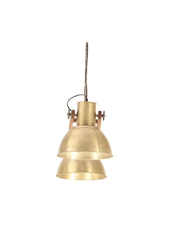 vidaXL Industrial Pendant Light Multicolour with Socket E27 29x28cm