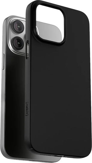 Nekit Umschlag Rückseite Kunststoff 1mm Schwarz (iPhone 15 Pro Max)