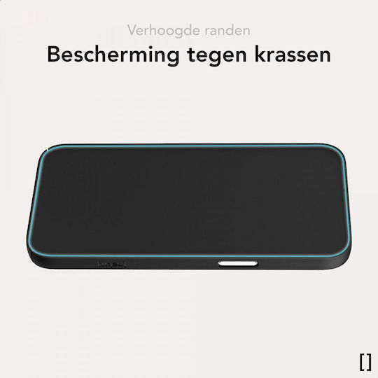 Nekit Umschlag Rückseite Kunststoff 1mm Schwarz (iPhone 15 Pro Max)