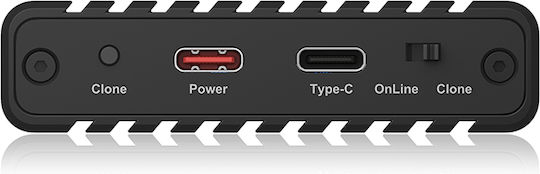 Icy Box Θήκη για Σκληρό Δίσκο M.2 SATA III NVME με σύνδεση USB 3.2