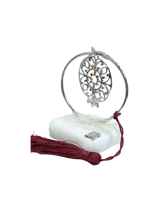 Kalliopi Silver Tabletop Lucky Charm Pomegranate Silver made of Stone 2024 7x14cm 1pcs