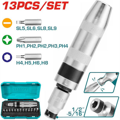 Total Screwdriver with Interchangeable Tips