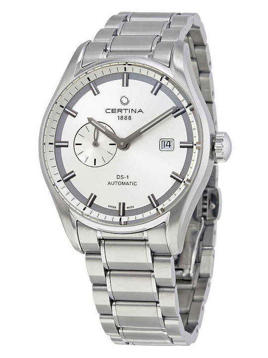 Certina Ds-1 Ceas Barbati 41mm Automat cu Brățară din Metal Argintie
