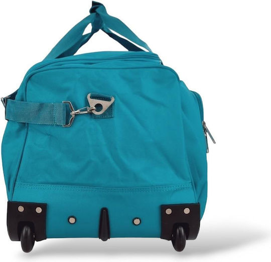 Diplomat Geantă de voiaj 63lt Turcoaz cu roți Textil